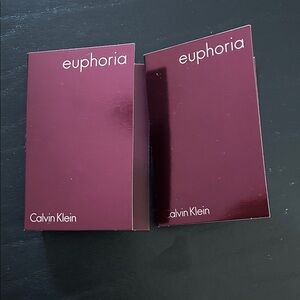 Calvin Klein Euphoria Deep Purple Packaging - 2 Travel/Tester - NWT